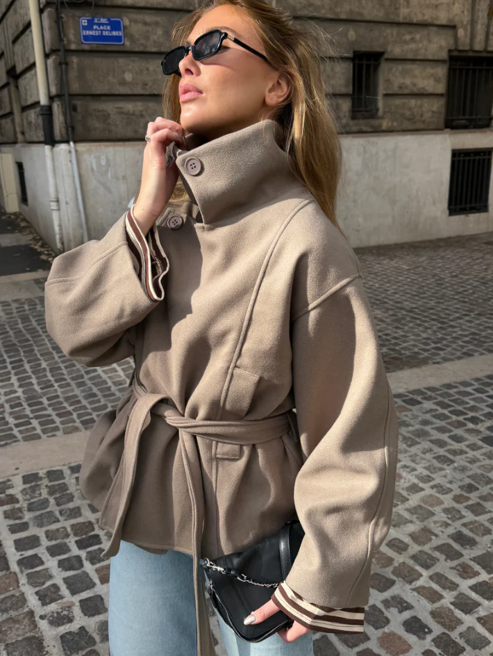 Camel Cape Coat