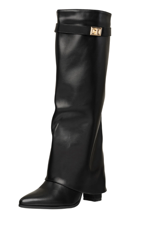 Black Knee-High Boots