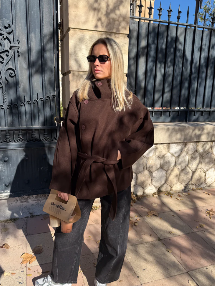 Brown Cape Coat